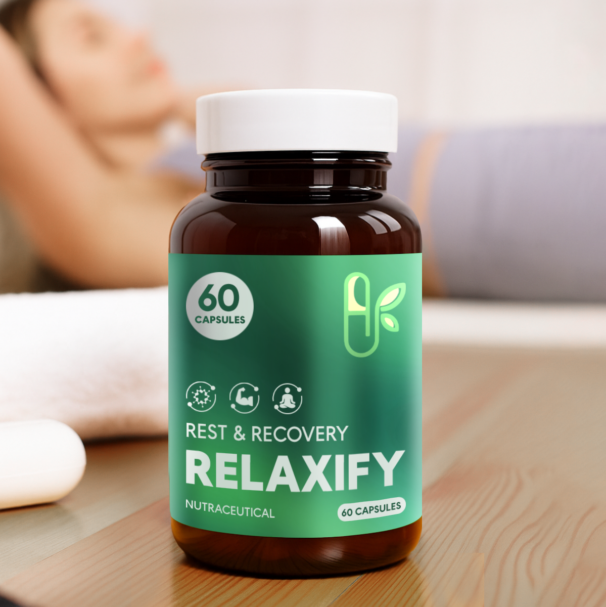 Relaxify by Syliox | Rest & Recovery - GABA + Mg Glycinate